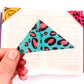Animal print origami bookmarks (set of 4)
