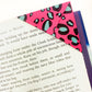 Animal print origami bookmarks (set of 4)