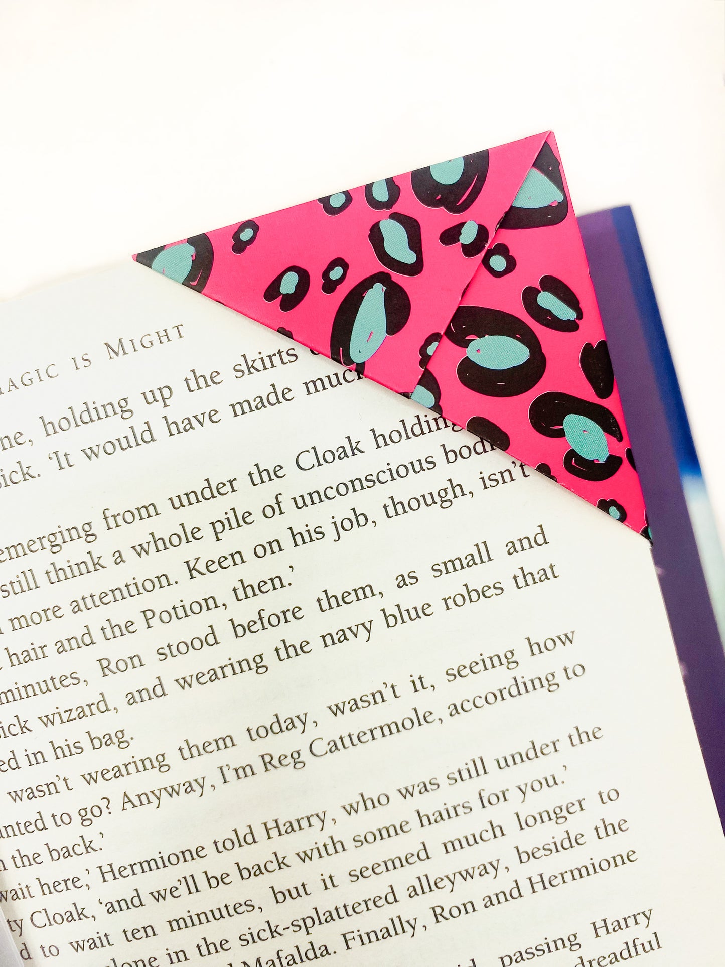 Animal print origami bookmarks (set of 4)