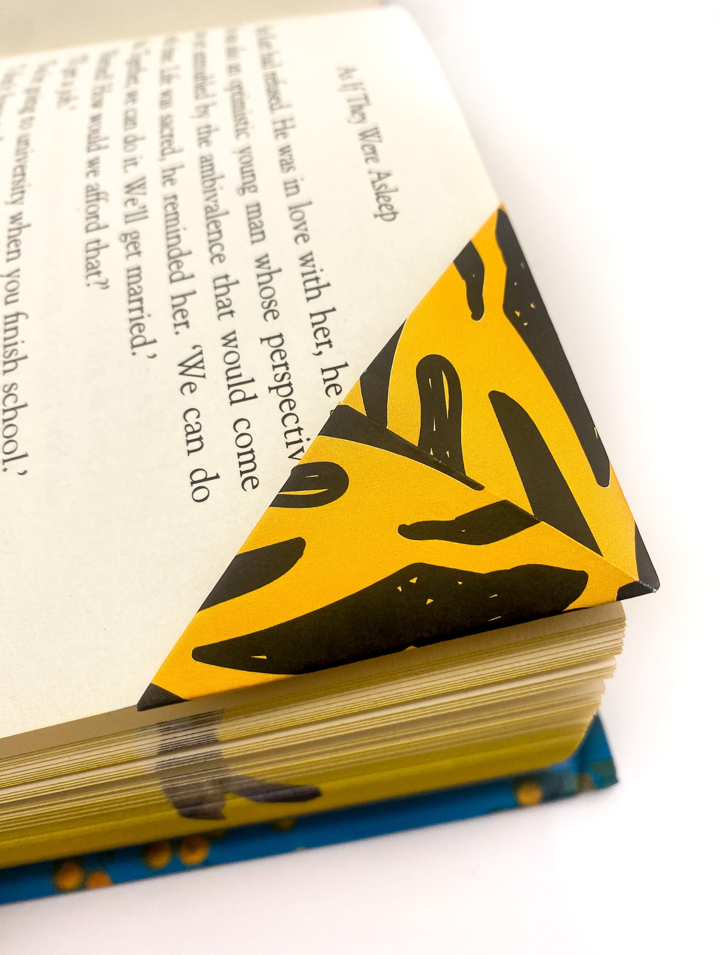 Animal print origami bookmarks (set of 4)