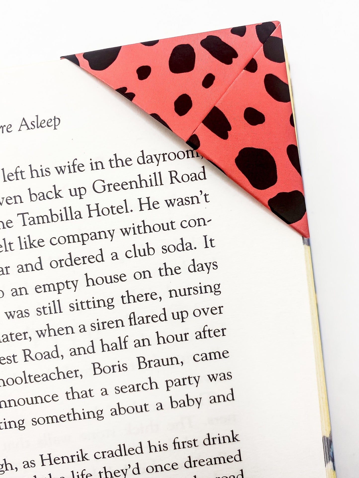 Animal print origami bookmarks (set of 4)