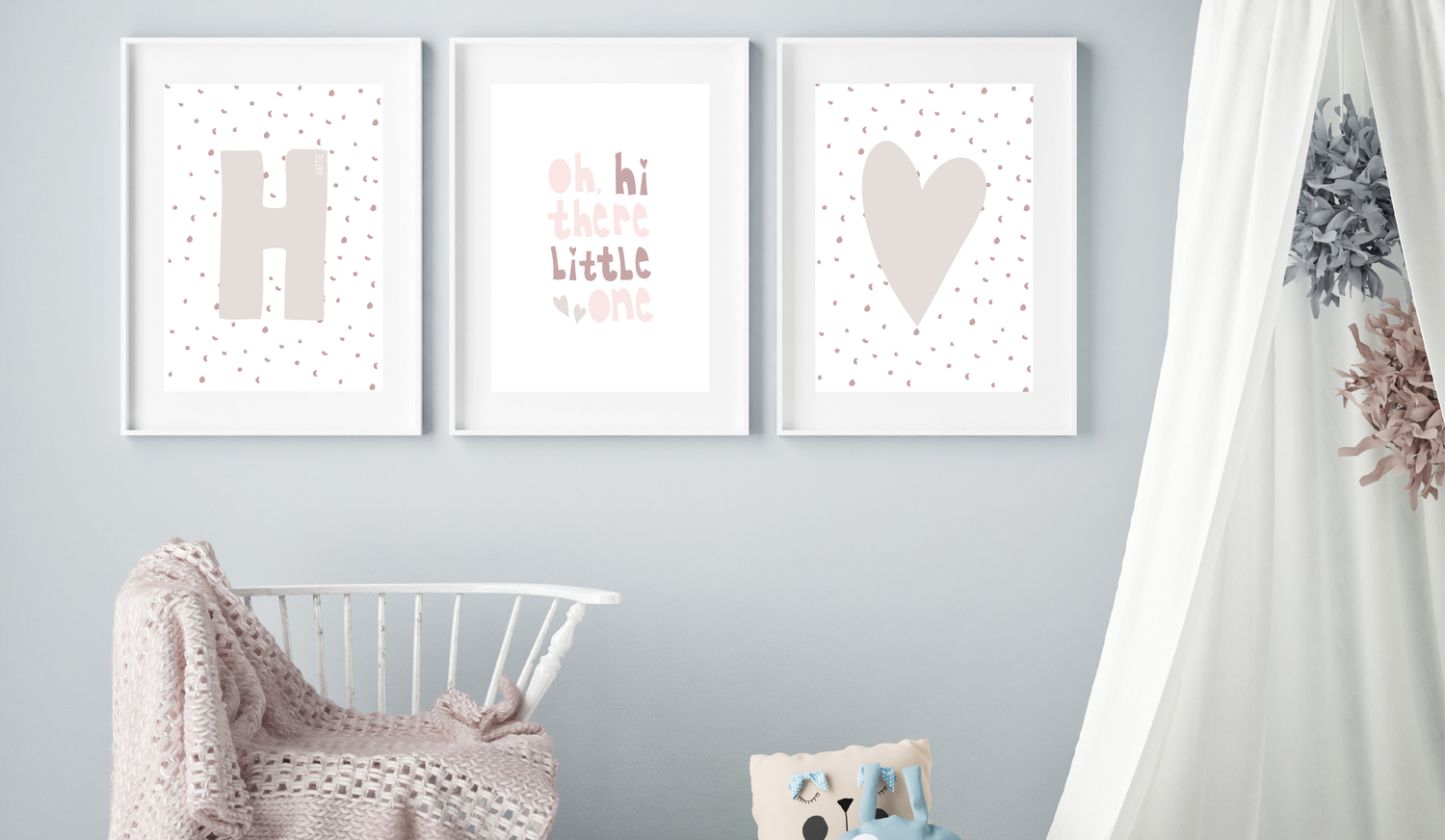 Team this dotty heart print with our other complementary designs