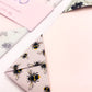 Close up of an origami insect bookmark