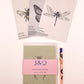 Insect entomology postcards on a white background by Jack & Orla