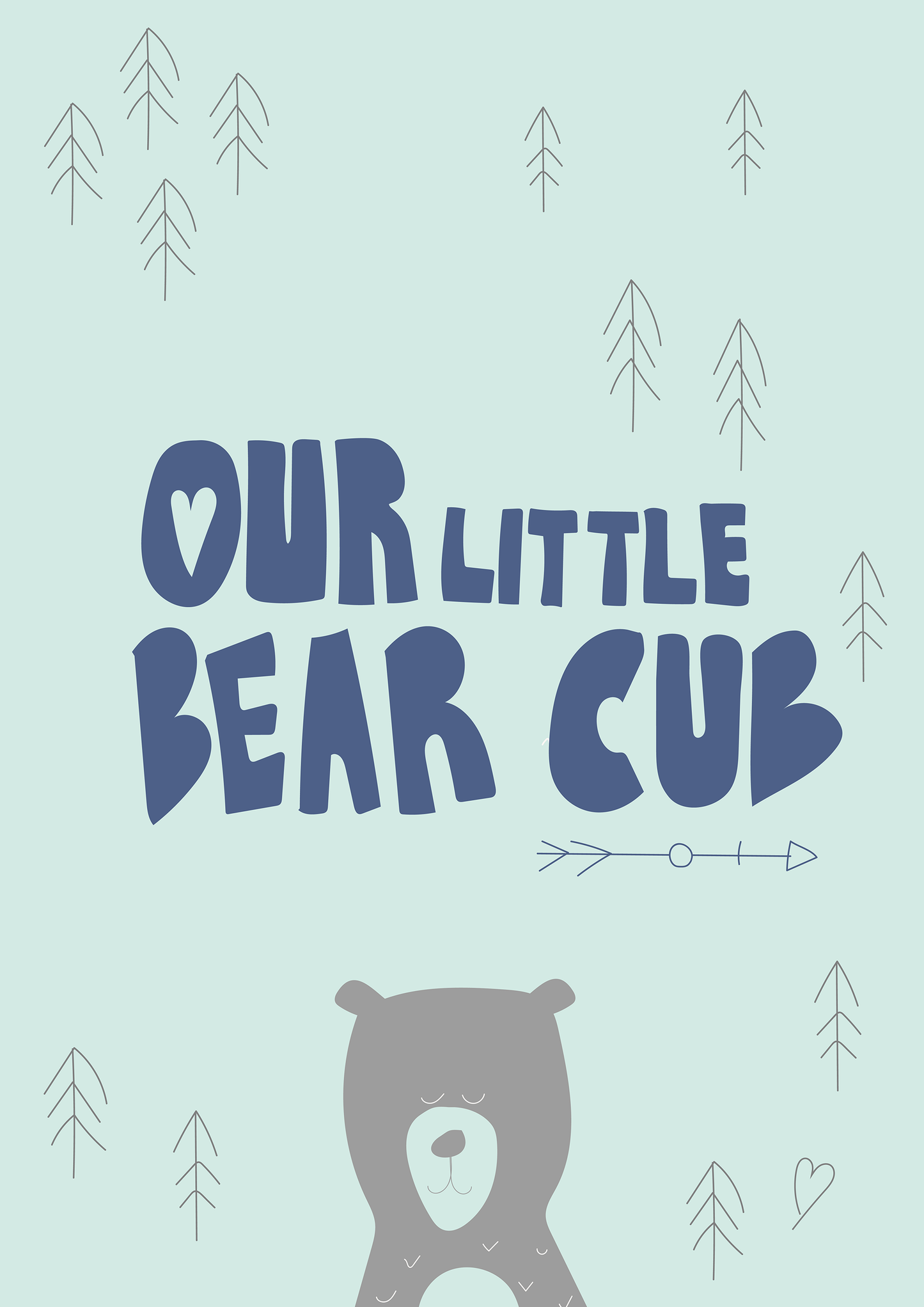 Little Bear Cub print