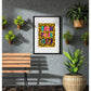 Born to be wild print - zebra background