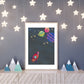 Blast off space print