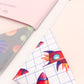 Blast off space origami bookmarks (set of 4)
