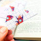 Blast off space origami bookmarks (set of 4)