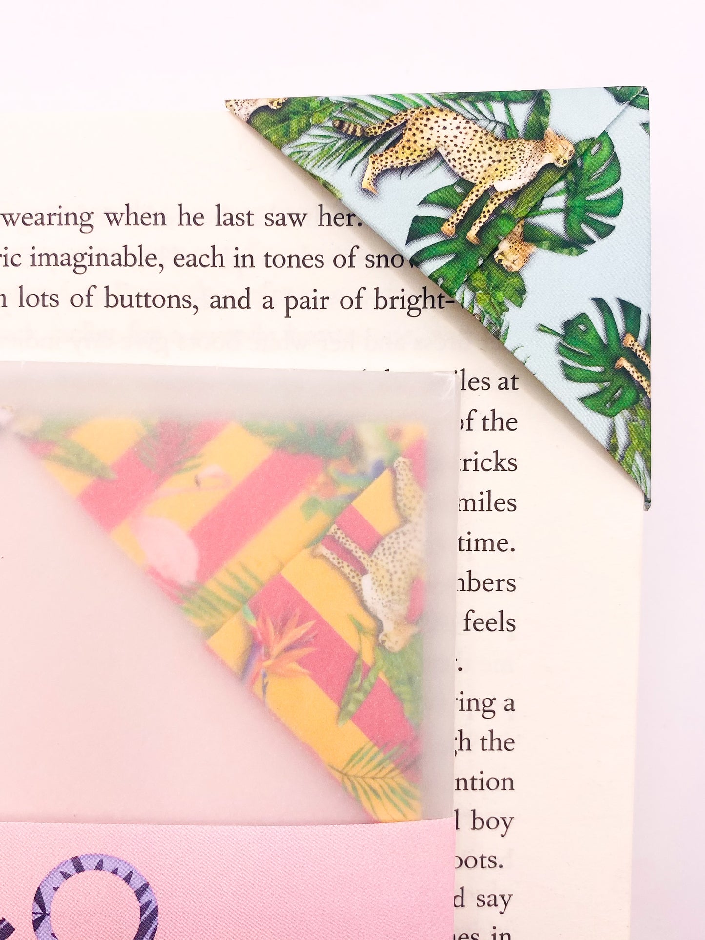 Tropics origami bookmarks (set of 4)