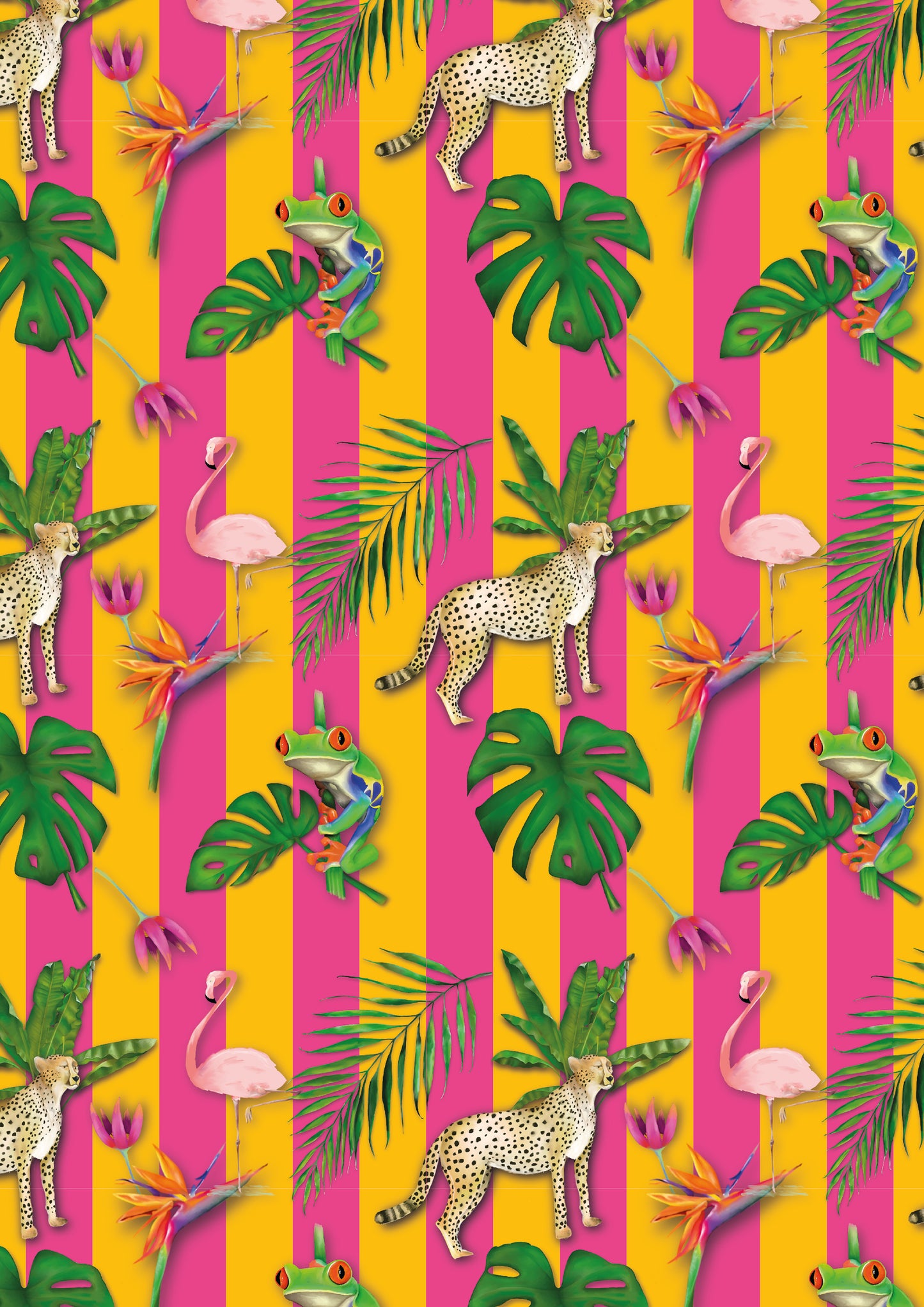 Bright tropical prints