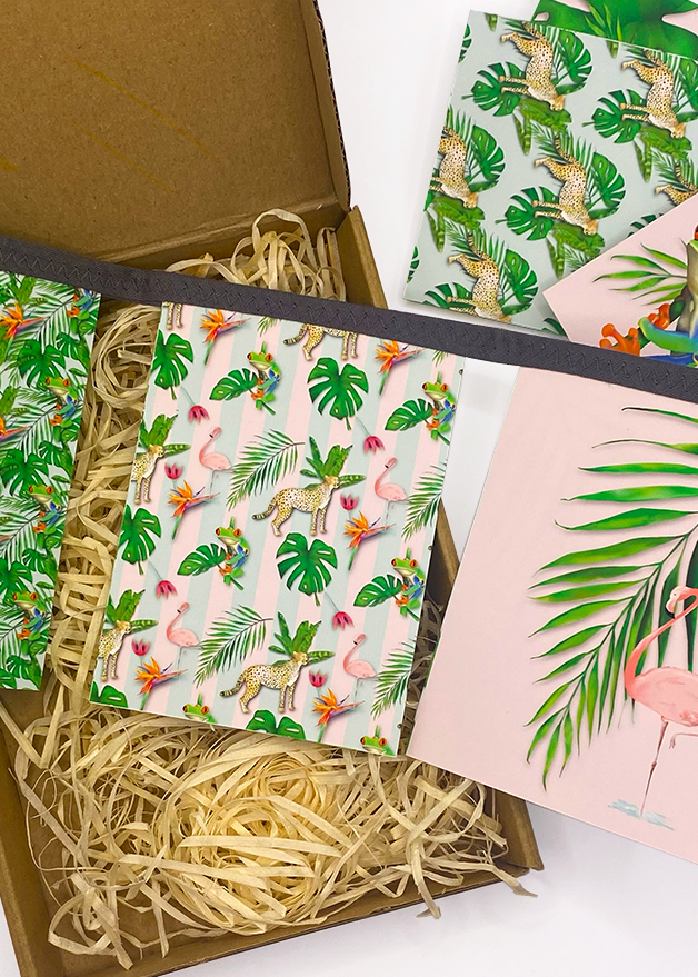 Pastel Tropical paper bunting