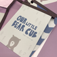 Little bear cub paper bunting set