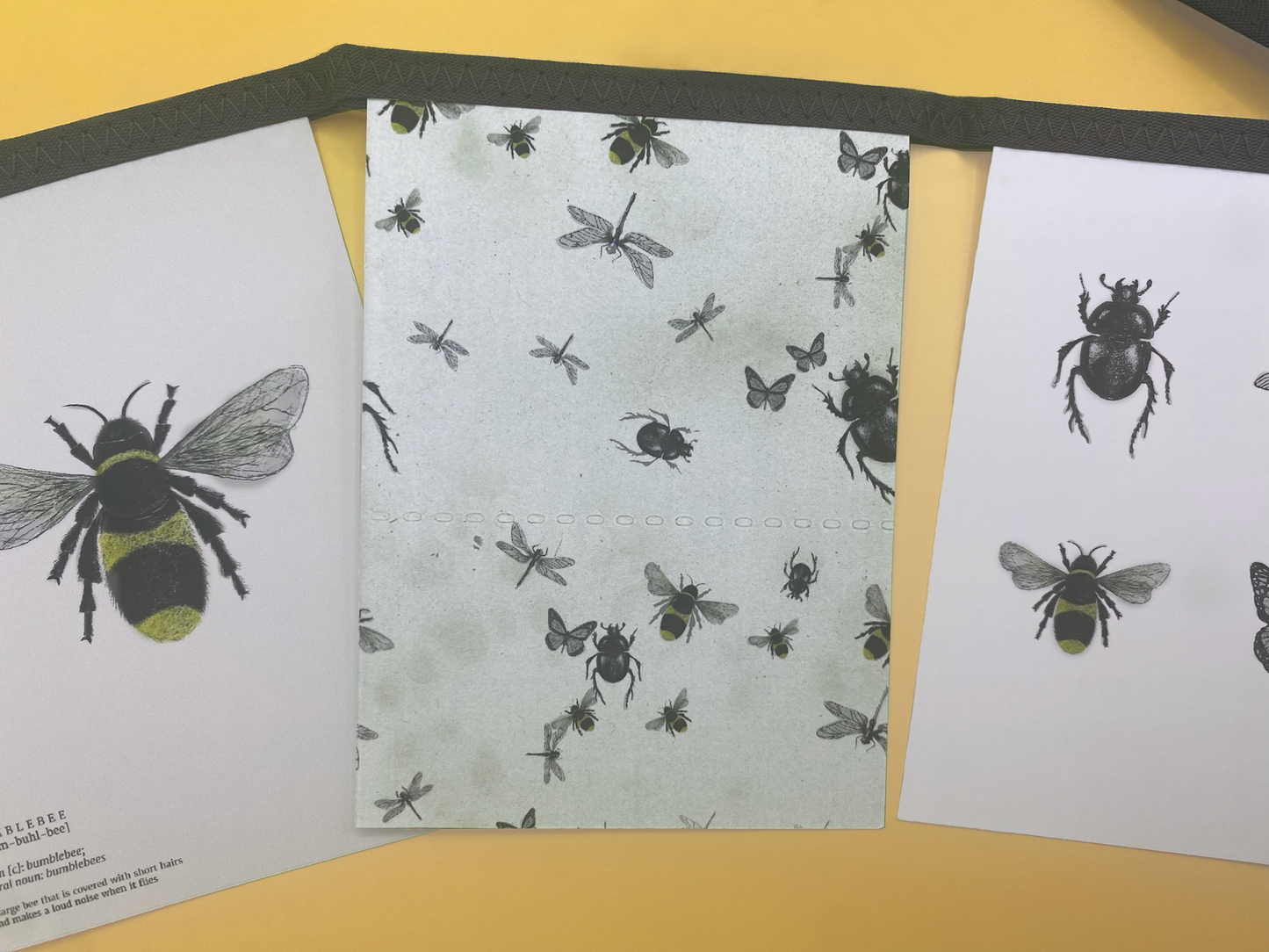 Entomology paper bunting set