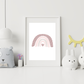 Dotty rainbow print