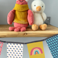 Bright rainbow paper bunting set